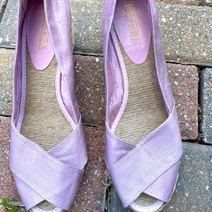 Ralph Lauren Peep Toe Espadrilles